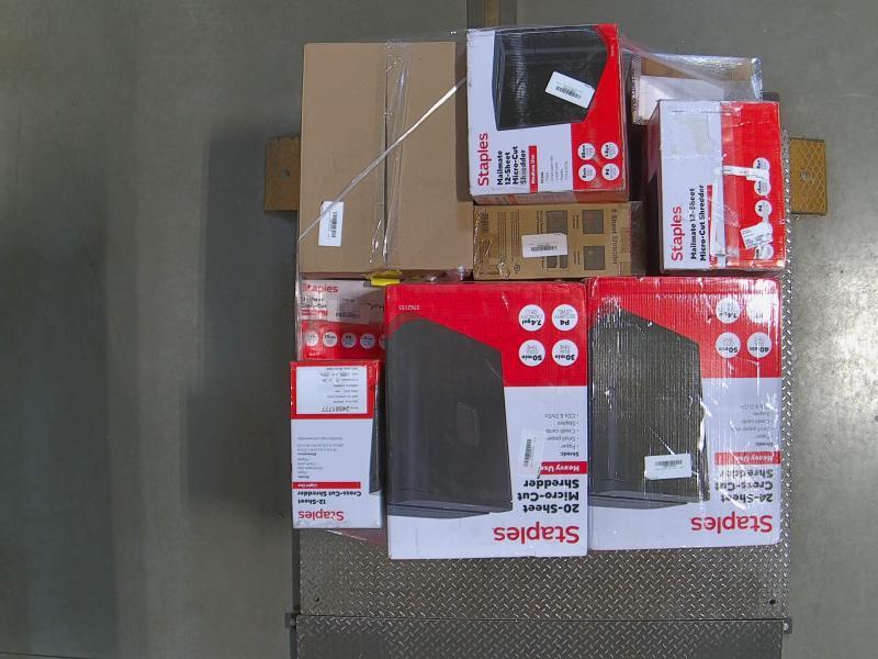 Electronics - Staples Multi-Media Shredders - MSRP $3,251
