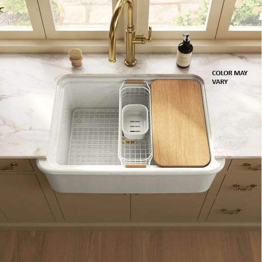 Kohler K-36251-PC-0 Fireclay Kitchen Sink - MSRP $1,302