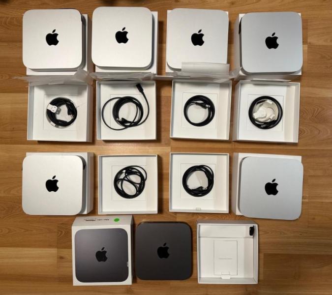 Apple Mac Mini Display Units (256GB, 512GB SSD 8GB) A/A+ Retail $5400