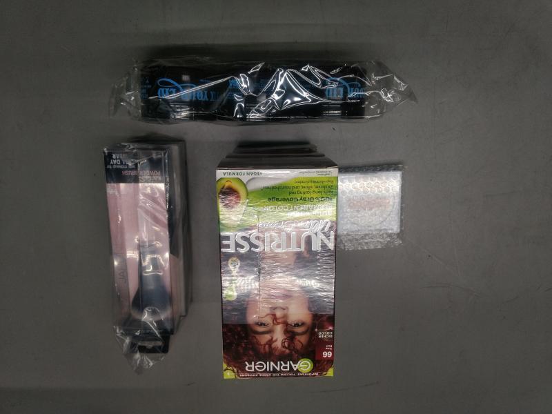 Health & Beauty- Garnier Nutrisse Nourishing Hair True Red Pomegranate Colors, Fix Your Lid Styling Fibers -MSRP $1,707