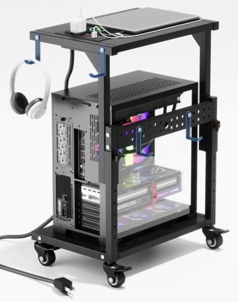 Office Product- ZUAVIALA Computer Tower Stand, MasaiMara Toner, GSHLGAO Bible Verse Bracelets - MSRP $8,772