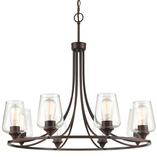 Millennium Lighting 9728-RBZ Ring Chandelier - MSRP $579