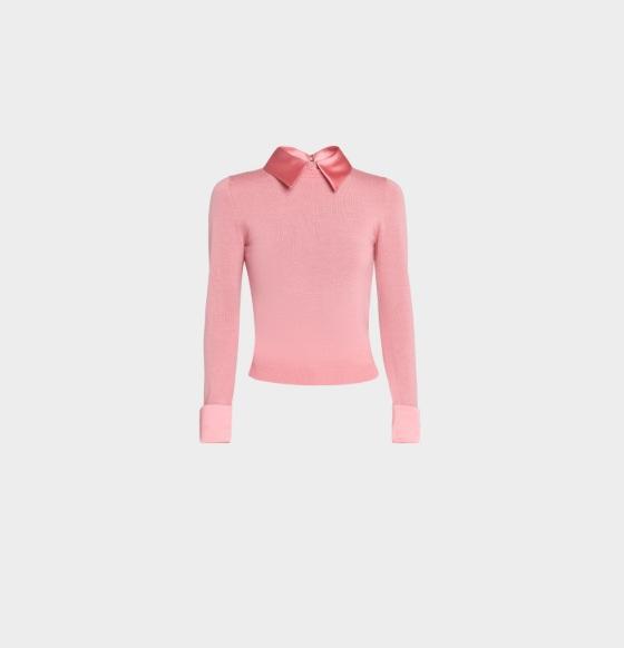 Apparel - Alice & Olivia Porla Collared Sweater, Alex Evenings Long Cold Shoulder Dress - Original MSRP $2,435
