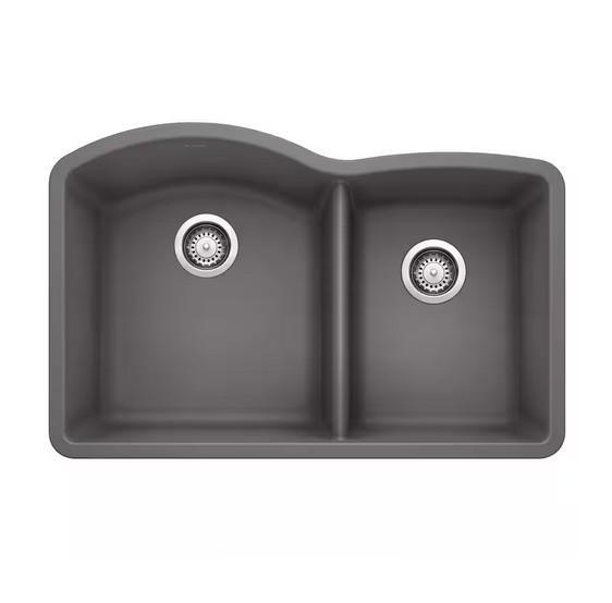 Blanco Kitchen Sink, Brabantia Touch Top Kitchen Trash Can, ChooChoo Farmhouse Console Table - MSRP $2,742