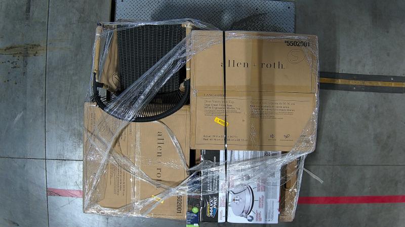 Allen+Roth Lancashire 24in Sage Green Undermount Single Sink Bathroom Vanity, Kobalt 10in 15Amp Table Saw - MSRP $2,910