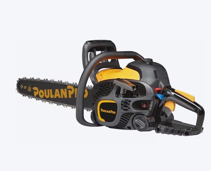 Poulan Pro PR5020 50cc 20in Gas Chainsaw, EGO POWER+ 56V 16in Battery 2.5Ah Chainsaw Battery, Kwikset - MSRP $2,885