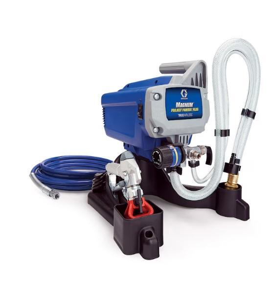 Graco Magnum Project Painter+ Electric Stationary Airless Sprayer, Metabo HPT 1-3/4in Coil Roofing Nailer- MSRP $3,406