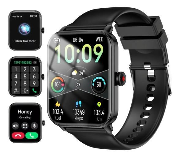 3 Parcels of Mundo Kamoviz Black Smartwatches - MSRP $1,173