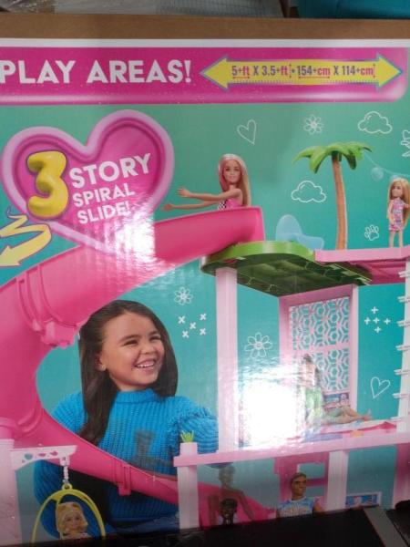 General Merch - Barbie Dreamhouse Doll House, Elizabeth Arden Green Tea Scent Spray, Playright Penguin - MSRP $6,830