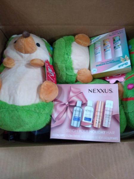 General Merch - Gucci Eau De Parfum For Women, it's a 10 Blowdry Volumizer, Festive Voice Pine Wreath - MSRP $10,915