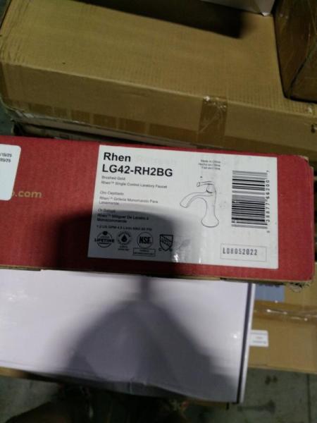 General Merchandise- Pfister Faucet, ELEMUSE 3 Inch Gel Matress, Lighted Christmas Decorations - MSRP $2,658