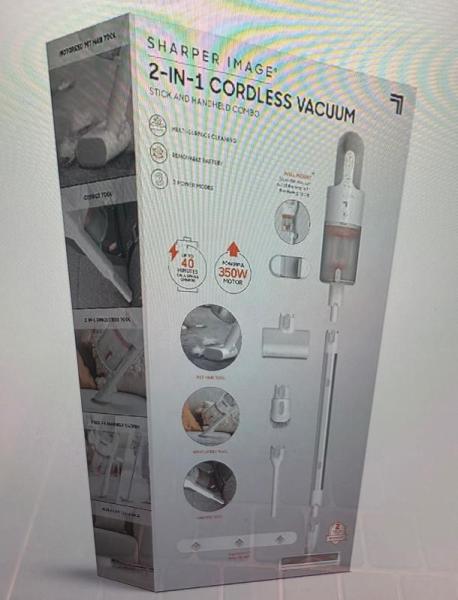 SHARPER IMAGE STICK VACUUM, RETAIL VALUE $10,500