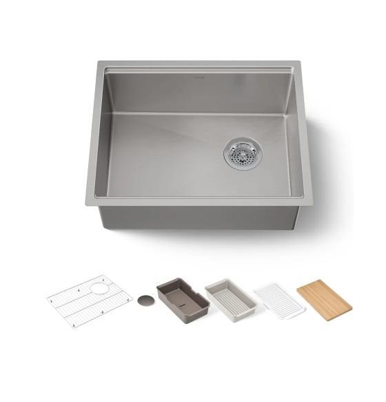 Kohler K-33659-PC-NA Kitchen Sink - MSRP $899