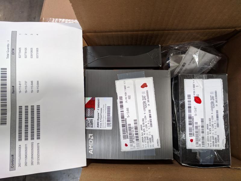 9600X, Gaming PC Processor Lot & More - $812 - 4 Qty.
