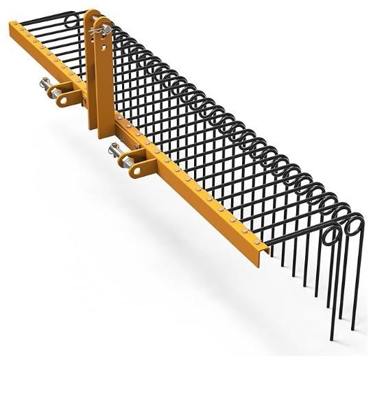 YITAMOTOR 72" Tow Behind Landscape Rake, Garvee Bunk Bed Twin Over Full w/Ladder & Guardrail, Traeger  - MSRP $1,038