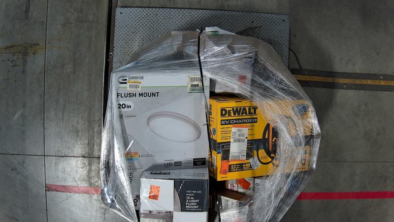 Lighting & Electrical - DEWALT, Link2Home, Commercial Electric, Honeywell Home, Globe, Husky - Est Retail $6,621