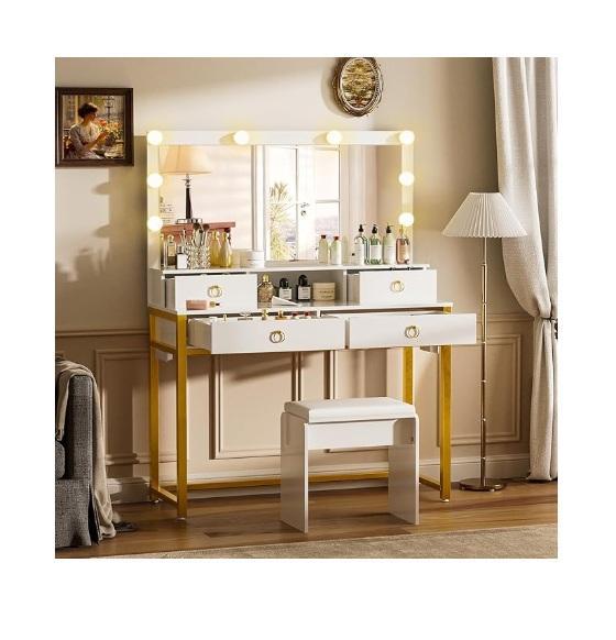 COMHOMA Makeup Vanity Desk, East Oak Padded Double Camping Chair, Yes4All Viking Shoulder Press, Ninja - MSRP $1,854