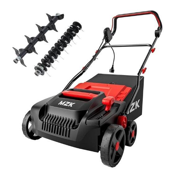 MZK 15in Electric Dethatcher/Scarifier, Graco SnugRide Lite LX Infant Car Seat, Kante Concrete Planter - MSRP $1,001