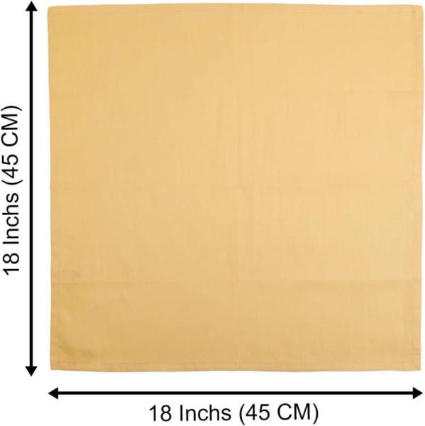 Cotton Twill Cloth Napkins YELLOW size 18x18 MSRP- $14040