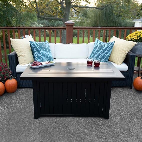 Allen & Roth Fire Table, Craftsman Gas Leaf Blower, Levolor Faux Wood Blind - MSRP $2,560