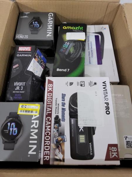 Electronics - Garmin Venu 3 Smartwatch, Fitbit Charge 6, Vivitar Camcorder - Est Retail $2,844