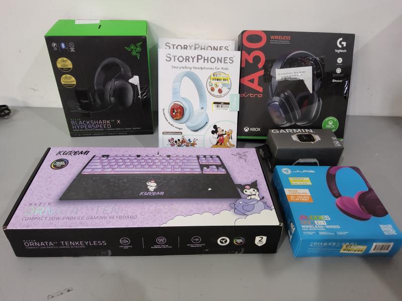 Electronics - Sennheiser Hearing Aids, Garmin Smartwatch, Disney StoryPhones- Est Retail $3,576