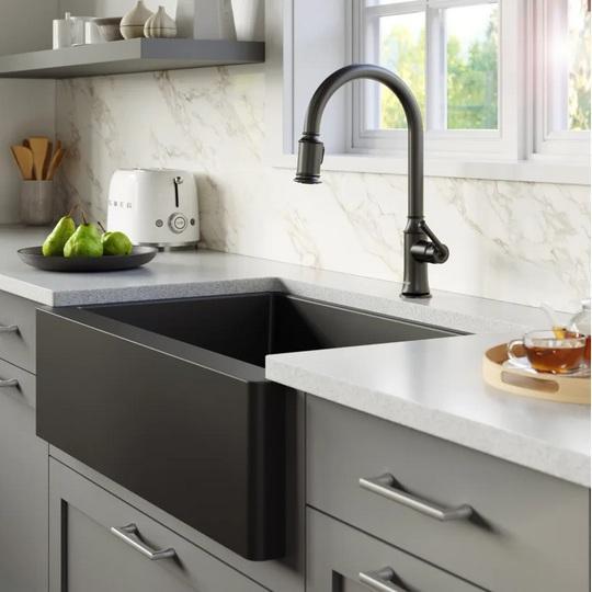Karan USA QA-740-GR Single Bowl Kitchen Sink - MSRP $549