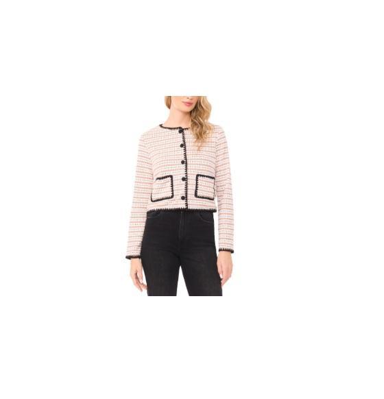 Apparel - CeCe Crochet Detailed Knit Cardigan, Wit & Wisdom Ab-Solution High Waist Jeans,  - Original MSRP $2,317