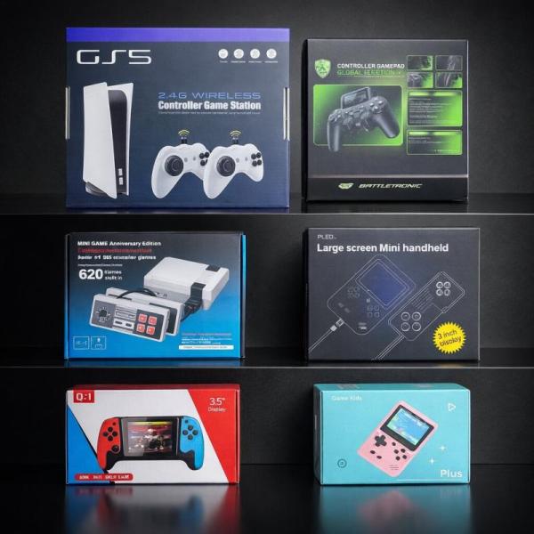 Bulk Lot of Retro-Style Game Consoles & Handhelds