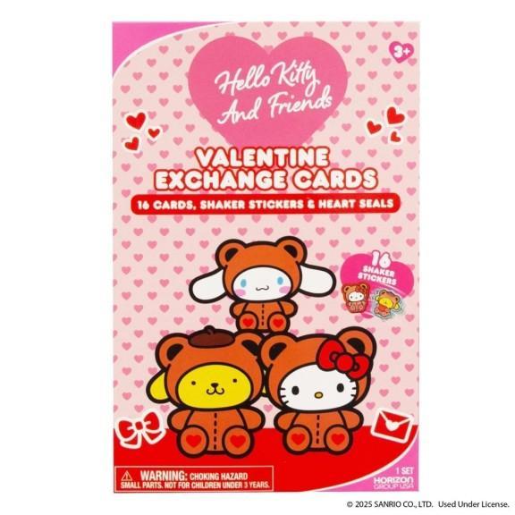 Office & School Supplies - Hello Kitty 16ct Valentine's Day Cards, Puppy Love Calendar - MSRP $4,457