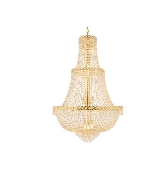 Elegant Lighting V1900G30G/RC Chandelier - MSRP $1,608