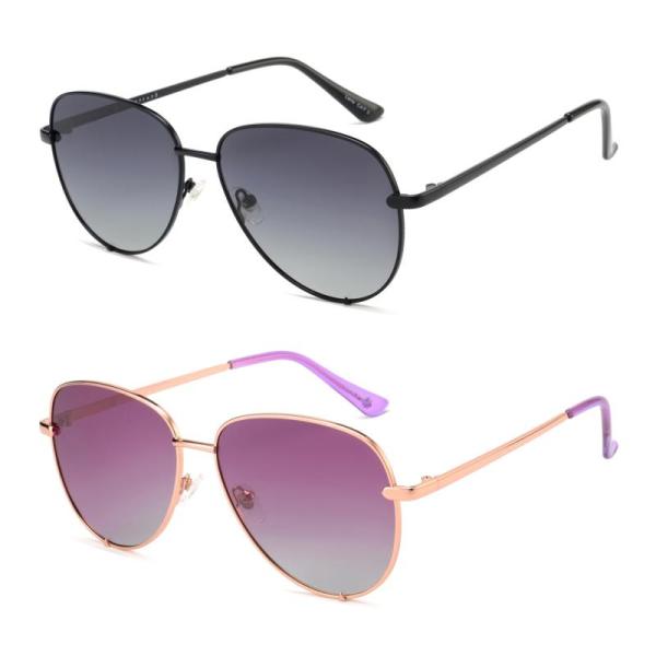 Outdoors - VIVIENFANG 2 pack Oversized Polarized Aviator Sunglasses for Women Men - MSRP $5,946