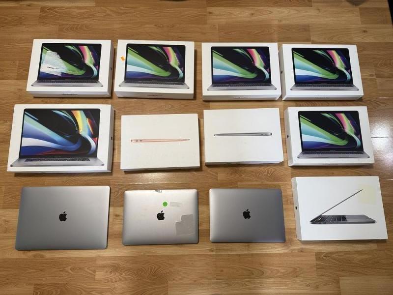 Apple Macbook Pro & Air 1TB, 512GB 256GB SSD - 16GB & 8GB MSRP $17,500