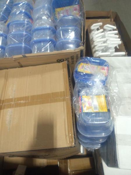 General Merchandise- Spic And Span Erase-It Away Sponge, Zipper Storage Bags, Lottie Blush - MSRP $5,392