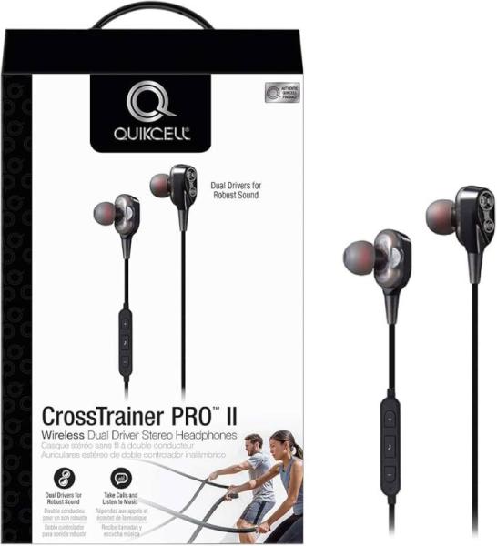 Quikcell CrossTrainer PRO II Wireless Stereo Headphones