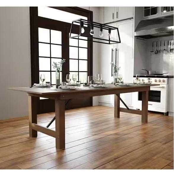 Home Decor - Carnegy Avenue Hercules Solid Pine Folding Dinning Table, Prepac Elite Storage Cabinet - Est Retail $1,516