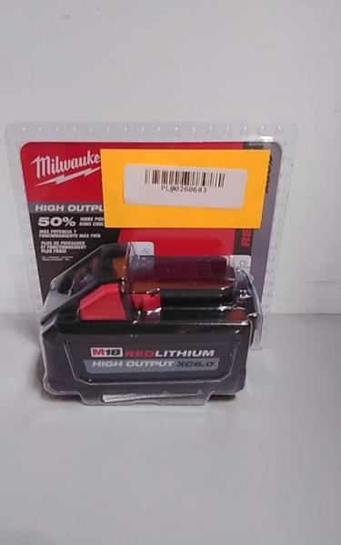 Milwaukee M18 18V Lithium-Ion High Output Battery Pack 6.0Ah - MSRP $199