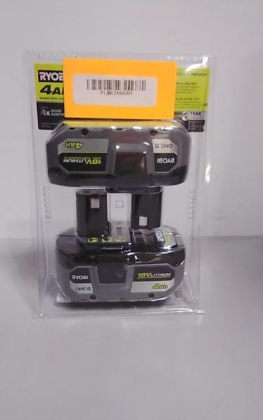 RYOBI ONE+ 18V HIGH PERFORMANCE Lithium-Ion 4.0Ah Battery 2pk - MSRP $229