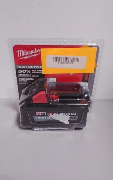 Milwaukee M18 18V Lithium-Ion High Output Battery Pack 6.0Ah - MSRP $199