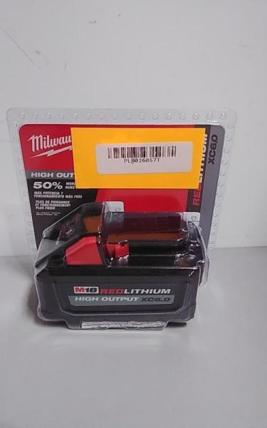 Milwaukee M18 18V Lithium-Ion High Output Battery Pack 6.0Ah - MSRP $199