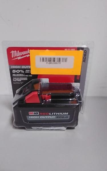 Milwaukee M18 18V Lithium-Ion High Output Battery Pack 6.0Ah - MSRP $199