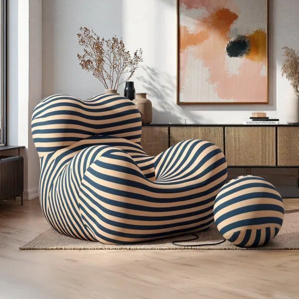 Furniture - Brayden Studio Armchair with Ottoman, Ebern Designs Loveseat, Ariel Monroe Bathroom Vanity - MSRP $2,547