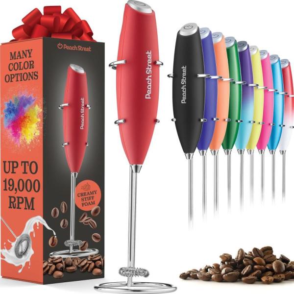 Kitchen - Peach Street Powerful Handheld Milk Frothers, QZQE Funny Chinoiserie Pomeranian Kitchen Towels - MSRP $1,228