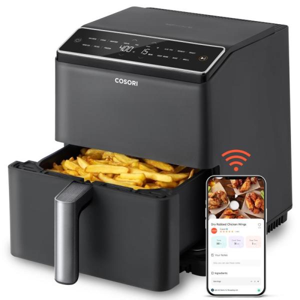 Kitchen- COSORI Air Fryer, SMUGDESK Ice Maker, Old Stone Round Pizza Stone - MSRP $1,192
