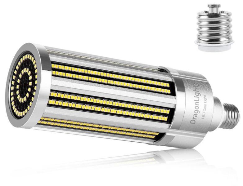 Home Improvement- DragonLight 120W Commercial Grade Corn LED Light Bulb, DAYCENT Modern Brass Wall Sconce -MSRP $12,339