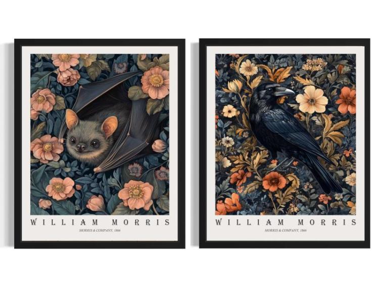 Home - Poster Wall Art, Prakilom Artificial Tulips, Randal Pinch Pleat Curtain - MSRP $24,408