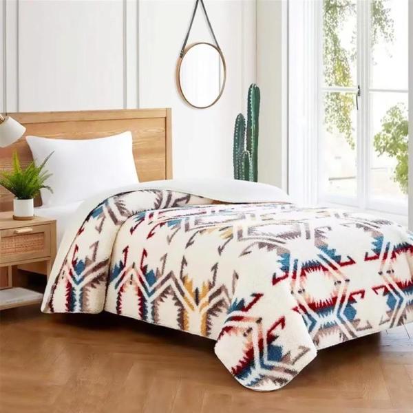Home - Ukeler Sherpa Fleece Blanket, Uforu Makeup Organizer, Favomoto Reindeer Napkin Rings - MSRP $7,172
