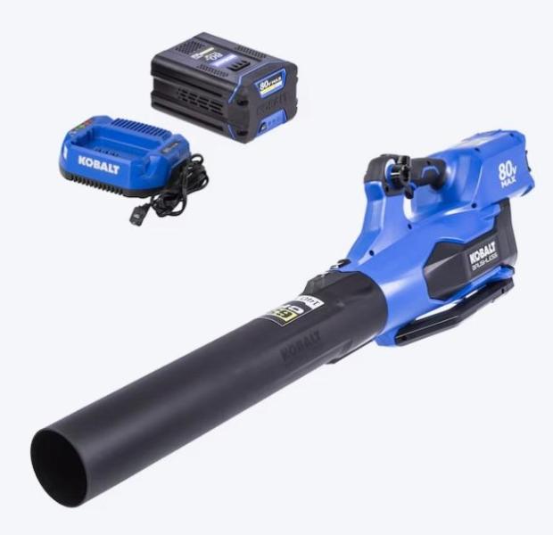 Kobalt 80V 140MPH Battery Handheld Leaf Blower, Style Selections 25.8inW 5100BTU Flat Wall Electric Stove - MSRP $2,234