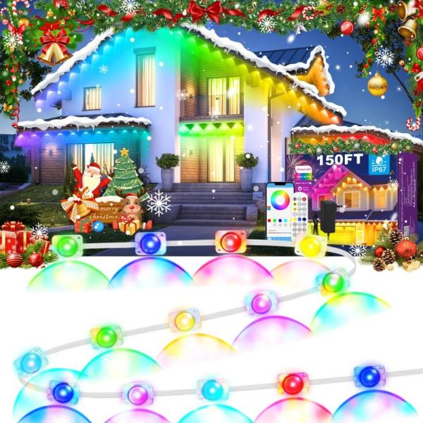 Home Improvement- MUCCCUTE Permanent Outdoor Lights,  Yubrila Double Sided Tape, 100Pcs Mini Hooks - MSRP $50,613