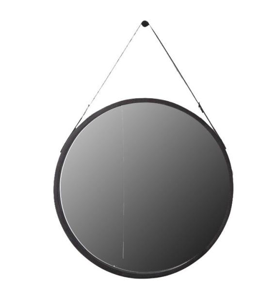 2 Pallet of Round Black Wall Mirrors w/ Leather Strap MSRP 6,780